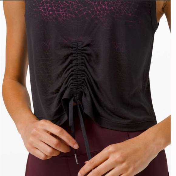 Lululemon Cinch Me Up Front Tank *Veil - Picture 2 of 8